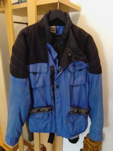 Motorradjacke größe blau - l,