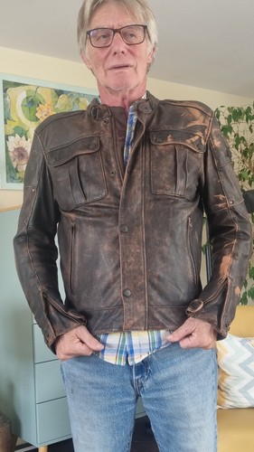 Vintage motorradjacke grösse - motorradjacke,