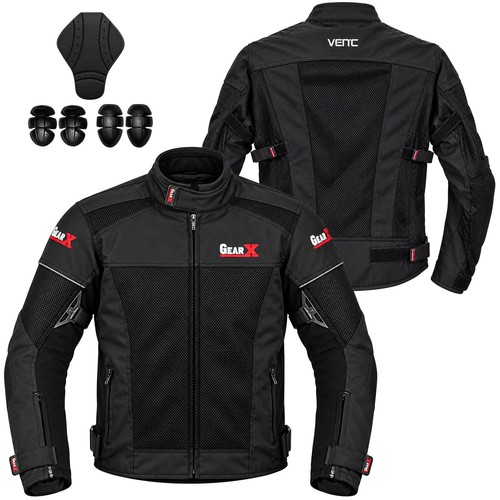 Herren-Motorradjacke