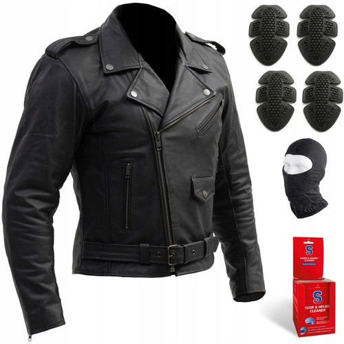 Motorradjacke leder classic - motorradjacke,