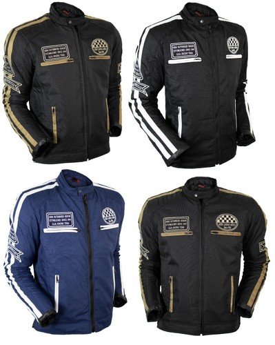 Streifen motorrad textiljacke - streifen,