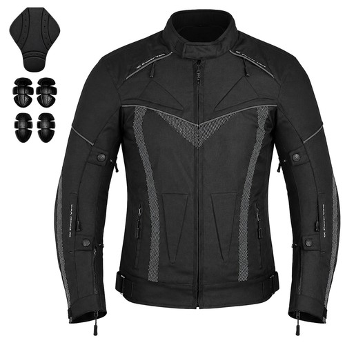 Herren-Motorradjacke
