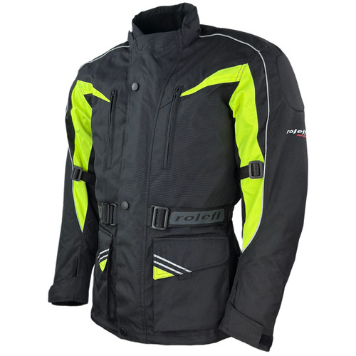 Roleff motorradjacke neongelb - motorradjacke,