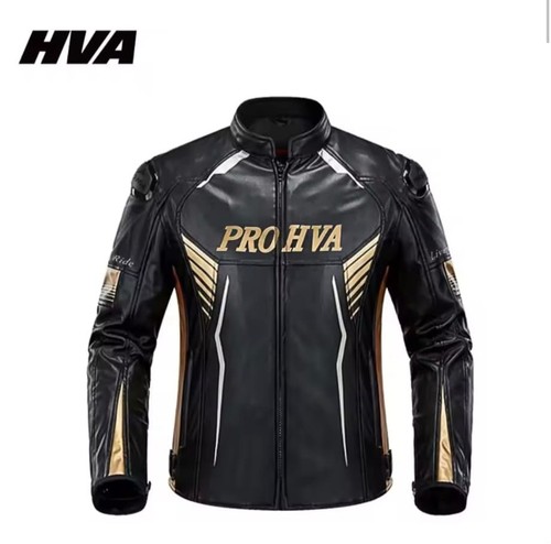 Motorradjacke schwarz gold - motorradjacke, schwarz/gold
