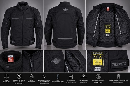 Texpeed motorradjacke - motorradjacke, –